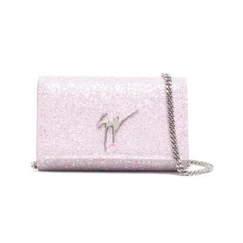 Giuseppe Zanotti/GZ Leather Crossbody Bag Shoulder Bag Women's Light Pink