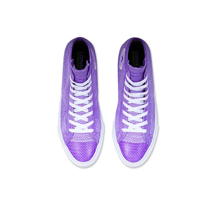 Chuck Taylor All Star Nike X Converse Flyknit High 'Hyper Grape'-3