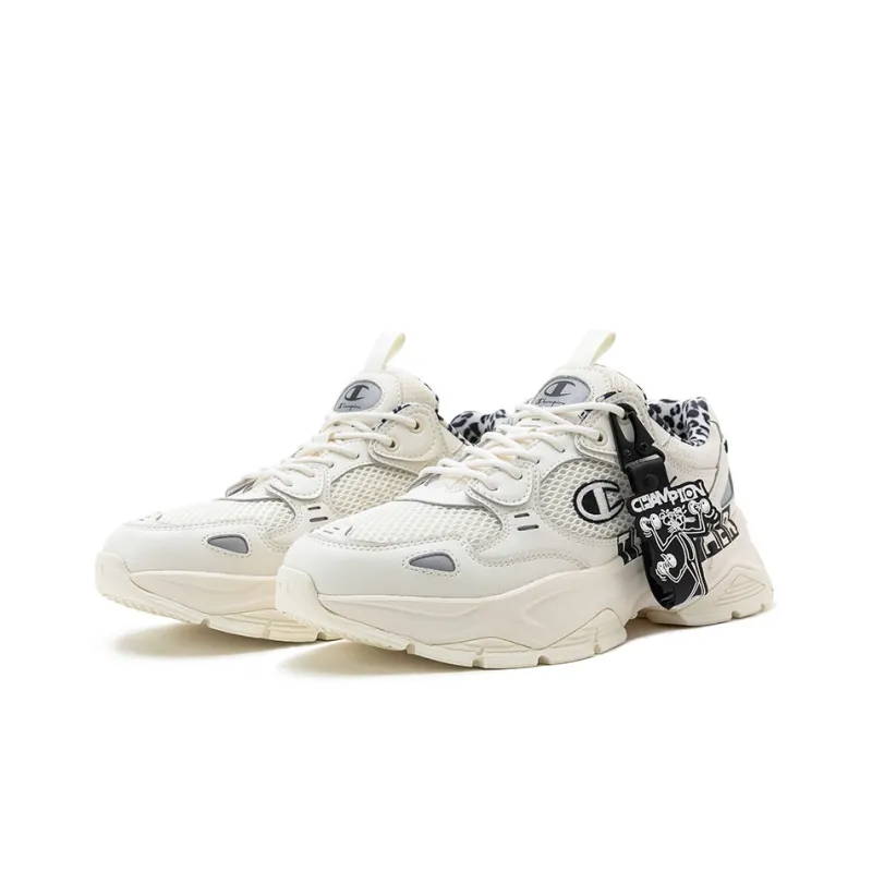 Pink Panther X Champion Chunky Sneakers Men Low Top Beige-1