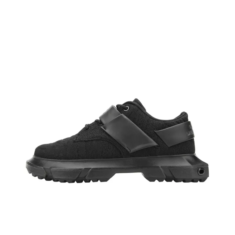 NORVINCY Chunky Sneakers Unisex Low Top Black-0