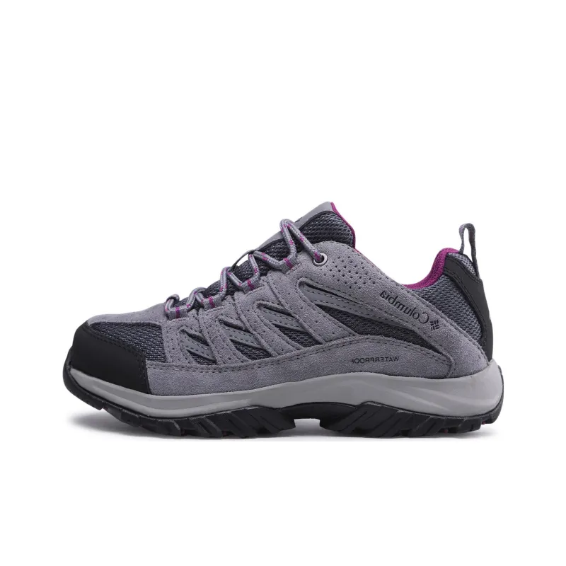 Columbia Crestwood Waterproof And Breathable Low-Top Outdoor Shoes Women's Gray-0