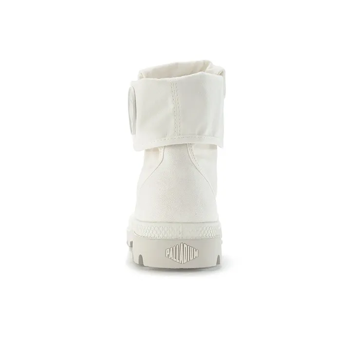 Palladium Anti Slip Wear Resistant High Top Canvas Shoes Unisex White-2