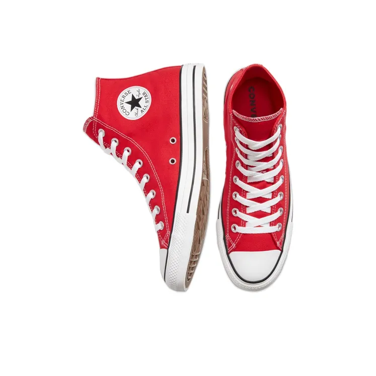 Converse Chuck Taylor All Star High 'Smiley University Red'-3