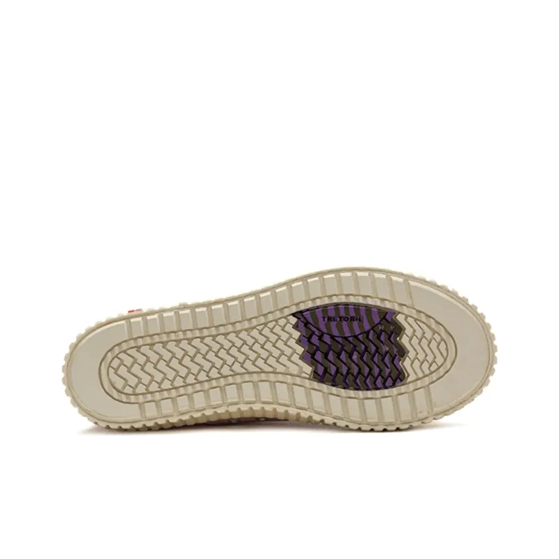 TRETORN Anti-Slip Wear-Resistant Low-Top Canvas Shoes Women's Beige-3