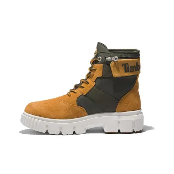 Timberland Greyfield 6 Inch Waterproof Fold Down Boots 'Wheat Suede'