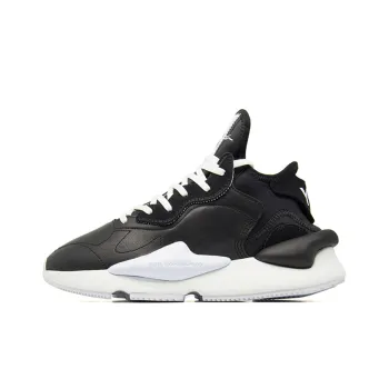 Y 3 Kaiwa Black White Black Heel