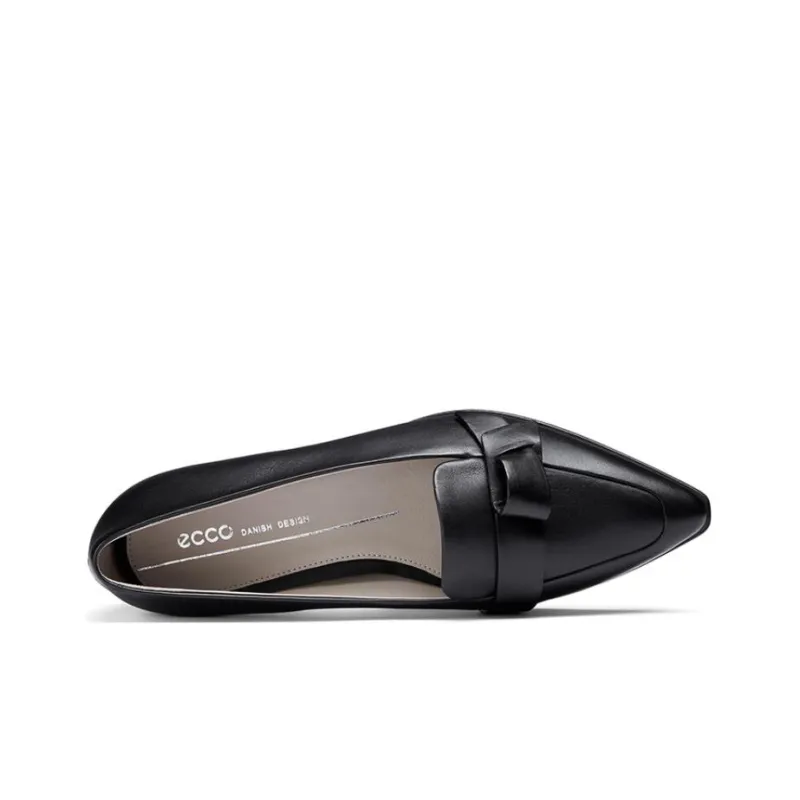 Ecco Body Shaping 20 Pointed Toe Collection Casual Single Shoes Women's Black-3