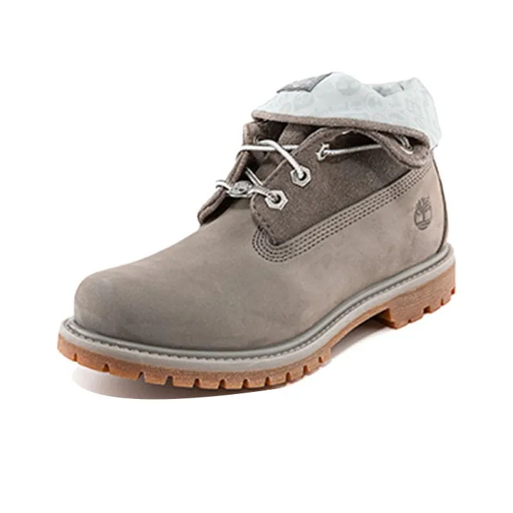 Timberland Roll Top Boots Basic 'Medium Grey With Light Grey' Women's-1