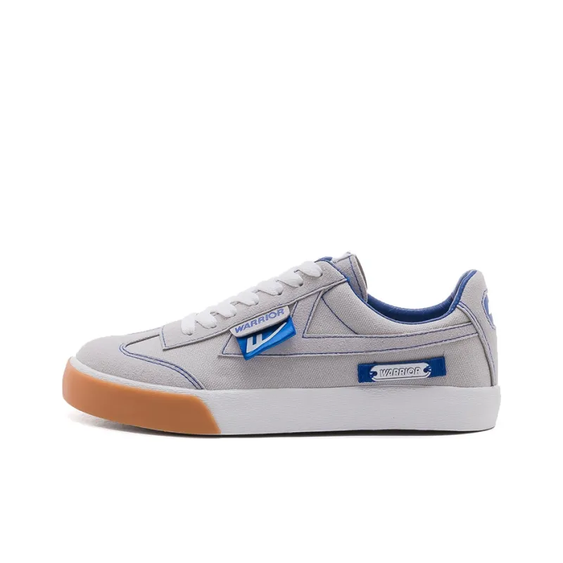 Warrior Ulzzang Canvas Shoes Unisex Gray Blue-0