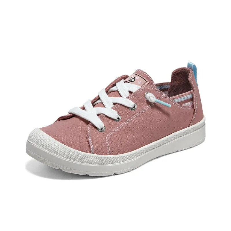 Skechers Bob's Slip Resistant, Abrasion Resistant, Breathable Low Top Canvas Shoes Women's Rose Red-2
