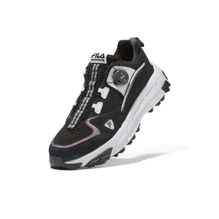 White Mountaineering X FILA FUSION FILA X White Mountaineering Chunky Sneakers Men Low Top Black/White-3