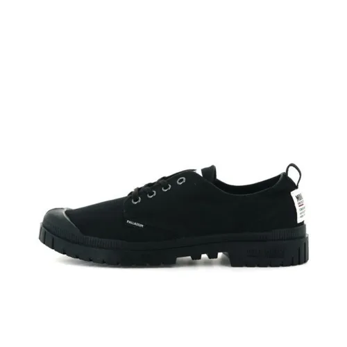 Palladium Pampa Sp20 Wear-Resistant Low-Top Canvas Shoes Unisex Raven