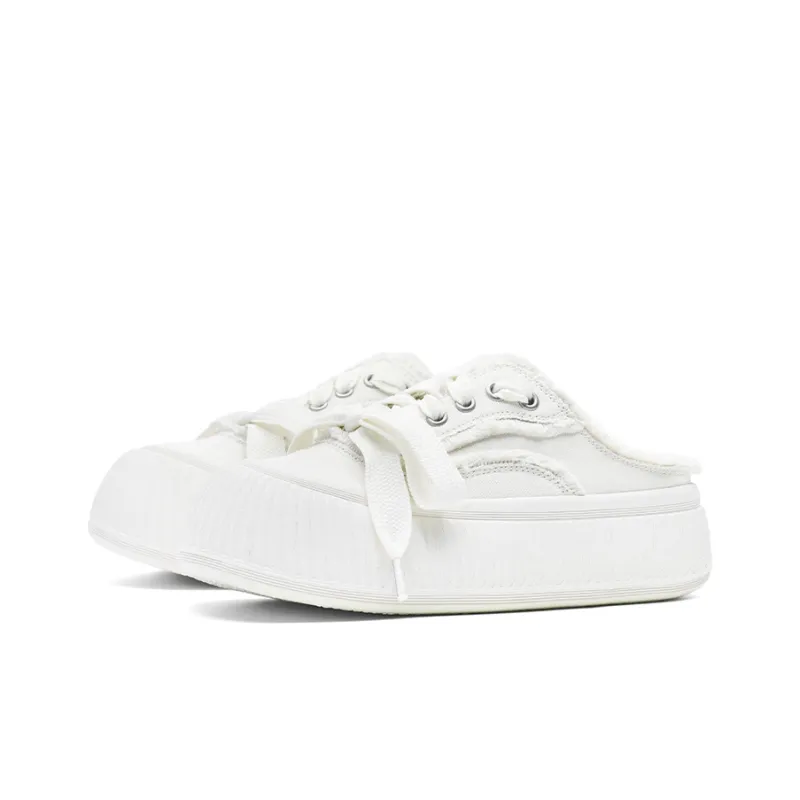 Dickies Low Top Canvas Shoes Women's Beige-4