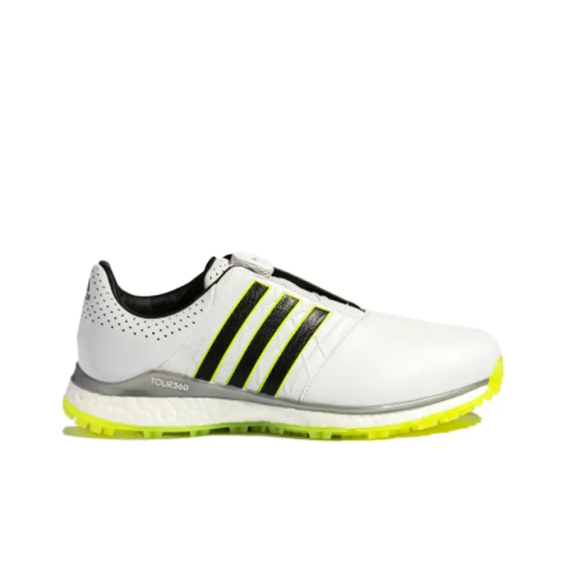 Adidas Tour360 XT SL Boa 2.0 Golf Shoes 'Cloud White Silver Metallic Solar Red'-1