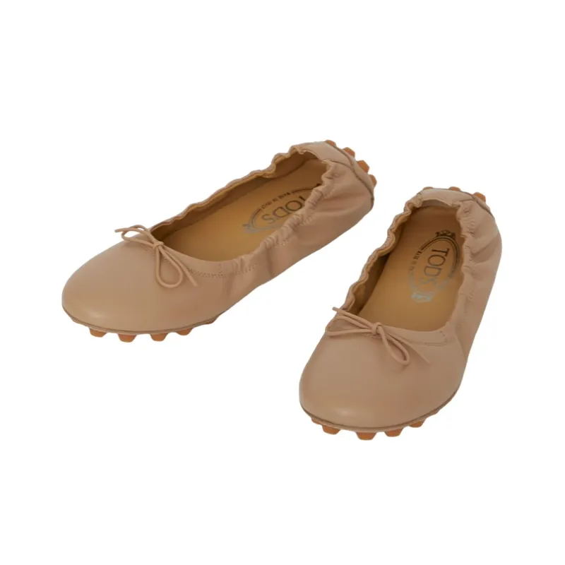 TOD'S Gommino Bow Detailed Ballerina Shoes Women's-2