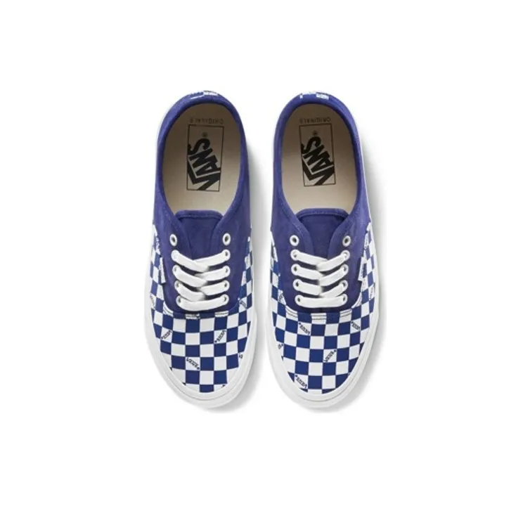 Authentic Og Vans Lx 'True Blue Checkerboard Toe'-2