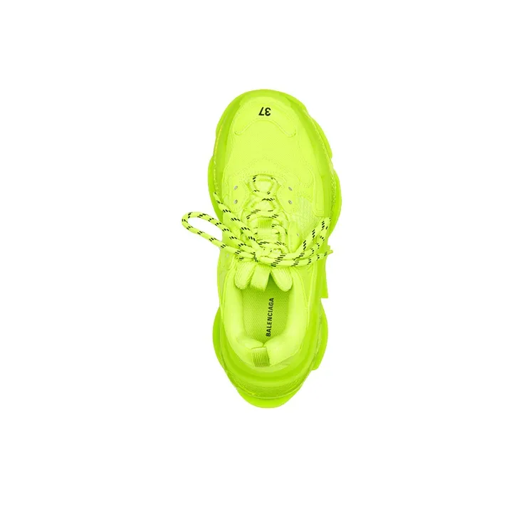 Balenciaga Triple S Clear Sole Yellow Women's-4