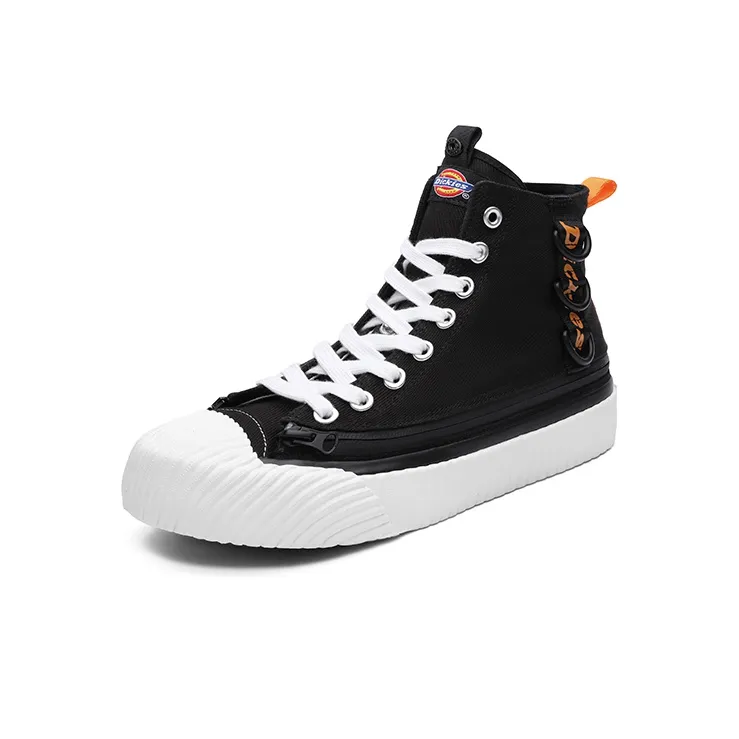 Dickies Canvas Shoes Men High Top Black-1