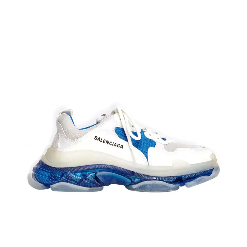 Balenciaga Triple S Clear Sole Blue Women's-1