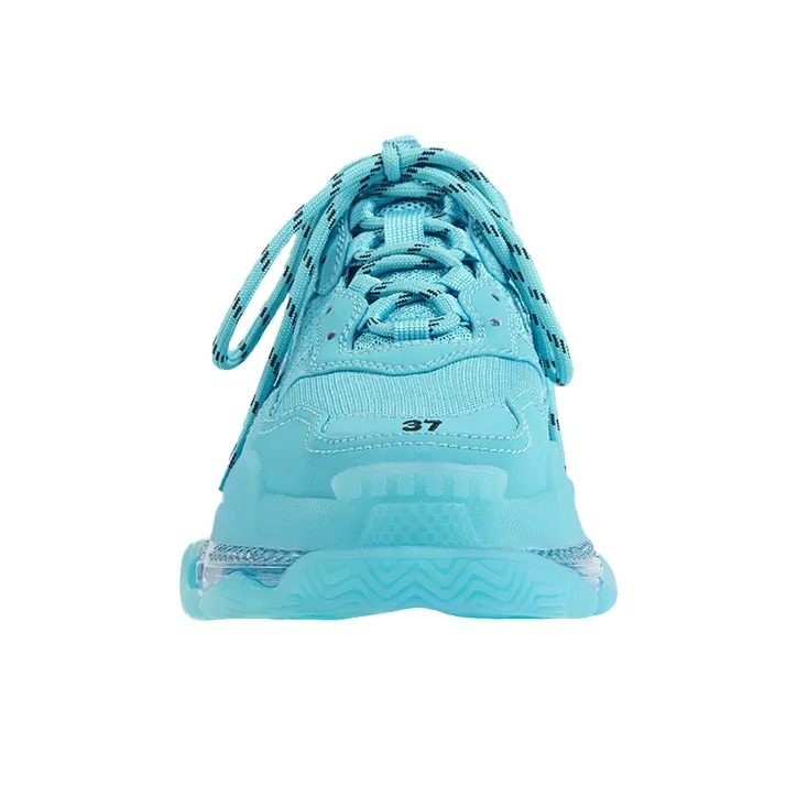Balenciaga Triple S Clear Sole Turquoise Women's-3
