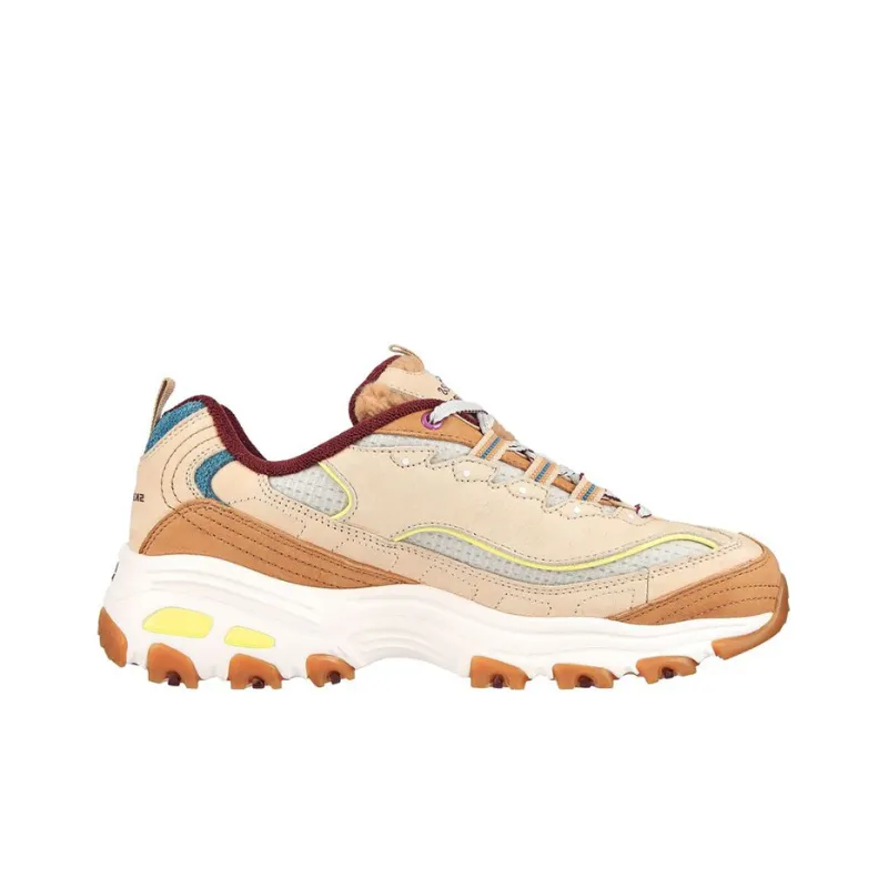Skechers Luxe Sherpa: D'Lites - Bright Joy Cushioning Anti-Slip And Wear-Resistant Low-Top Chunky Sneakers Women's-1