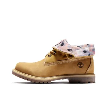 Timberland Roll Top Boots Basic 'Wheat With Dot Print' Women's