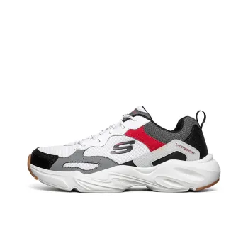 Skechers Stamina Airy 'White Grey Red'