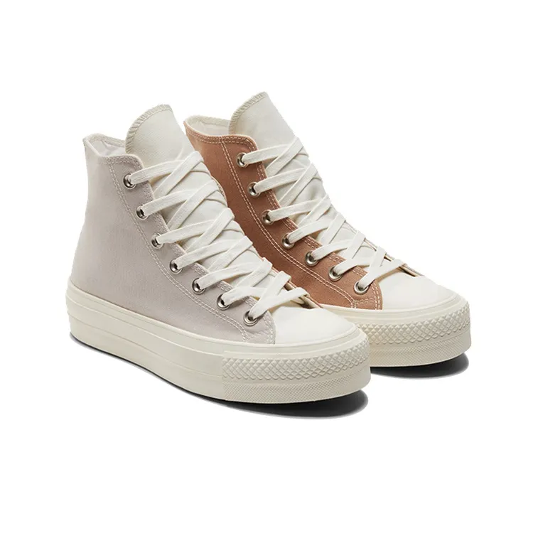 Chuck Taylor All Star Women's Converse Tri Panel High 'Color Block Hemp Desert Sand' Women's-2