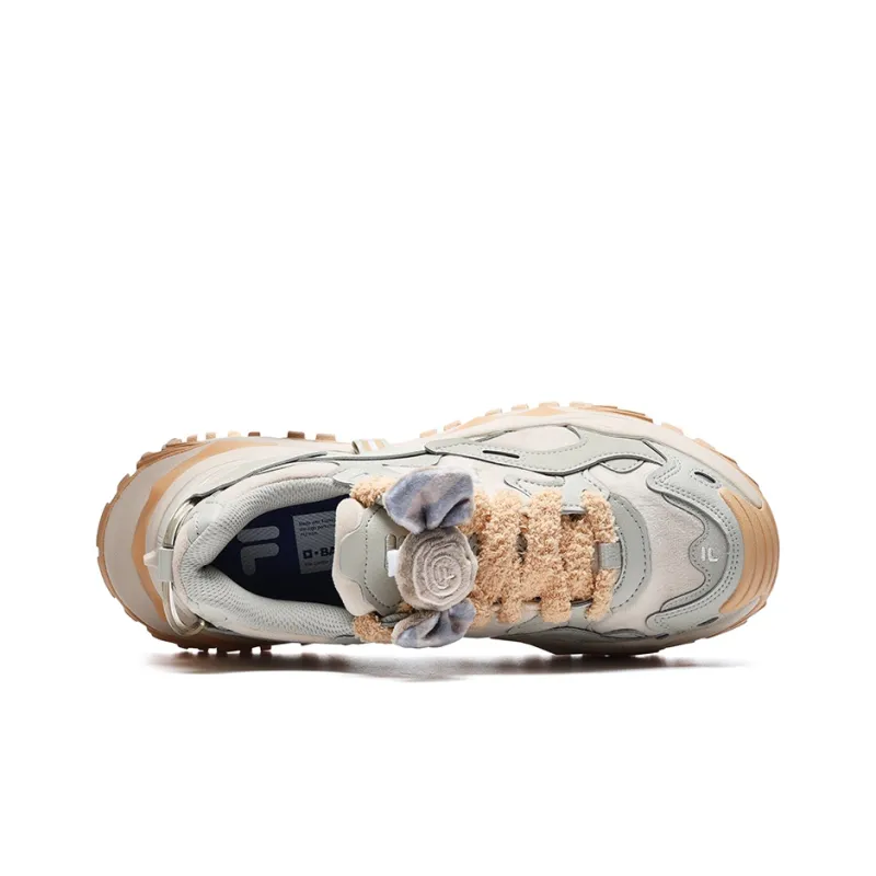 FILA FUSION Bianco Sneakers 'Grey Orange' Women's-3