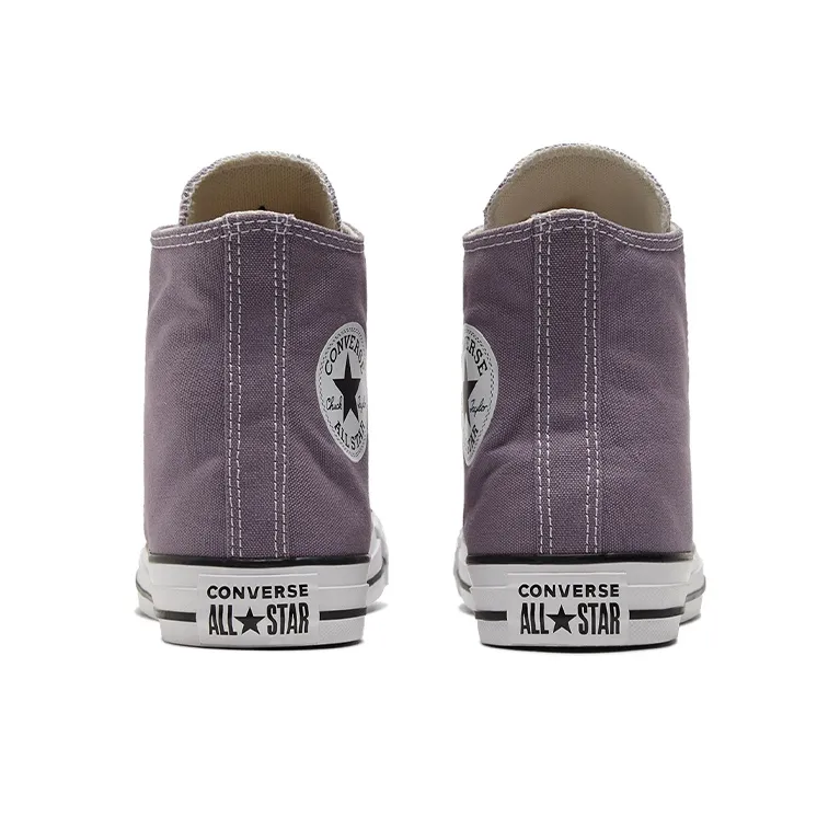 Converse Chuck Taylor All Star Canvas Shoes Grey/Purple-4