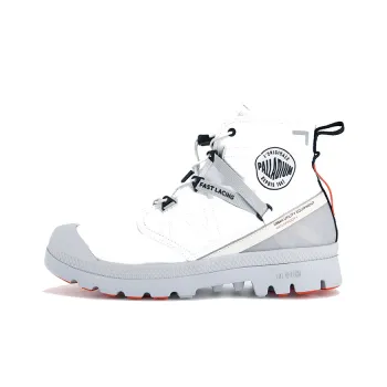 Palladium Pampa Outdoor Shoes Unisex High Top White/Gray
