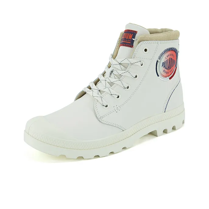 Palladium Pampa Outdoor Boots Unisex Light White-2