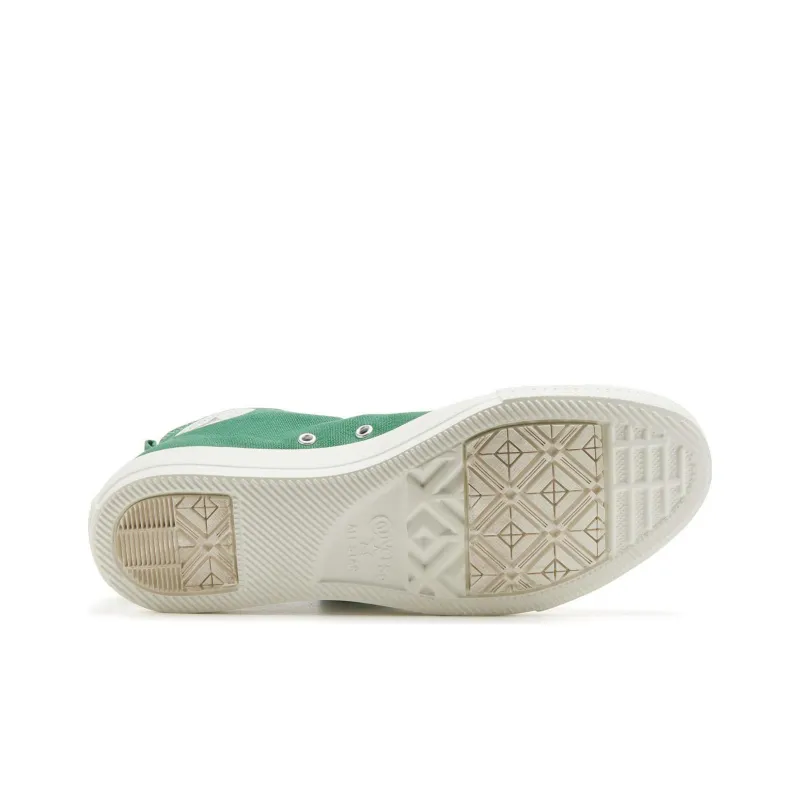 Converse All Star Light Freelace Wear-resistant And Waterproof High-Top Canvas Shoes Women's Green-3