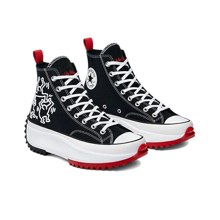 Converse Run Star Hike Hi Keith Haring Black-2