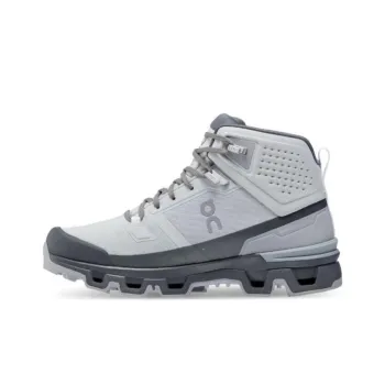 On Cloudrock 2 Water Resistant Ankle Length Outdoor Boots Women's Gray White