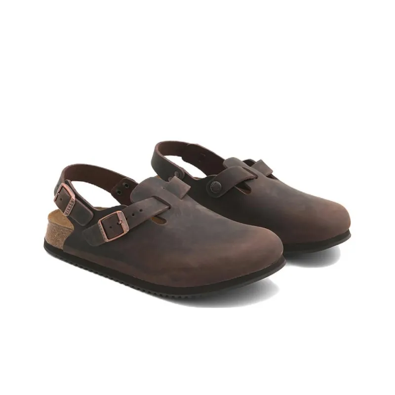 Birkenstock Casual Single Shoes Unisex Dark Brown-2