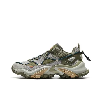 XTEP Shaolin Collection Slip Resistant Low Top Chunky Sneakers Men's Gray
