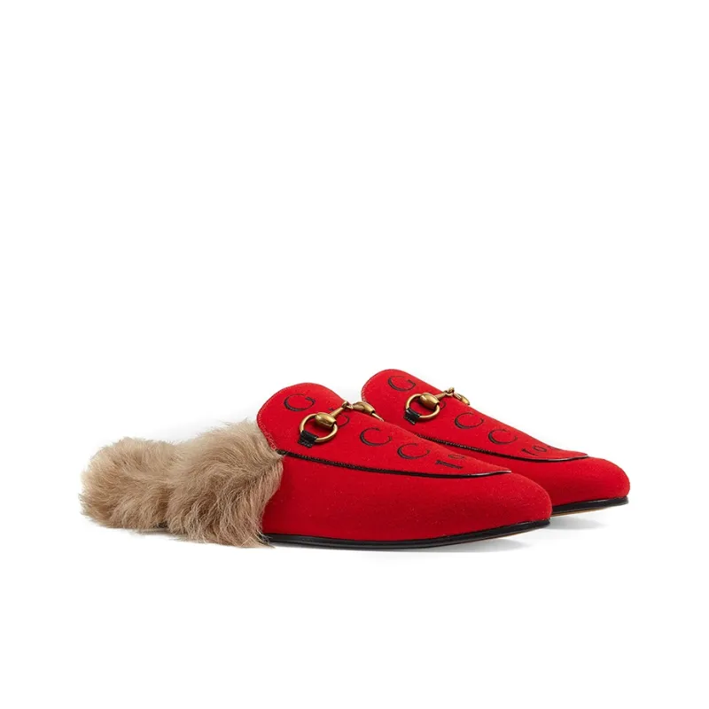 GUCCI 2015 Re Edition Princetown Closed Toe Slippers Women's-1