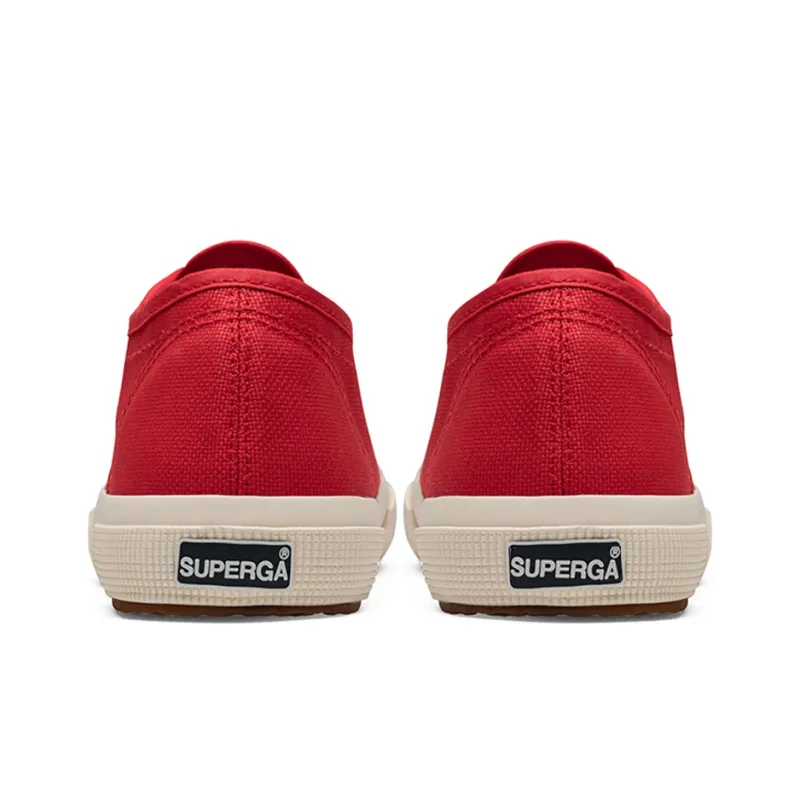 SUPERGA Canvas Shoes Unisex Low Top Red-3
