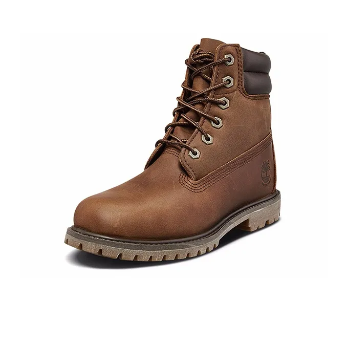 Timberland Waterville 6 Inch Double Collar Waterproof Boots ' Brown Nubuck'' Women's-1