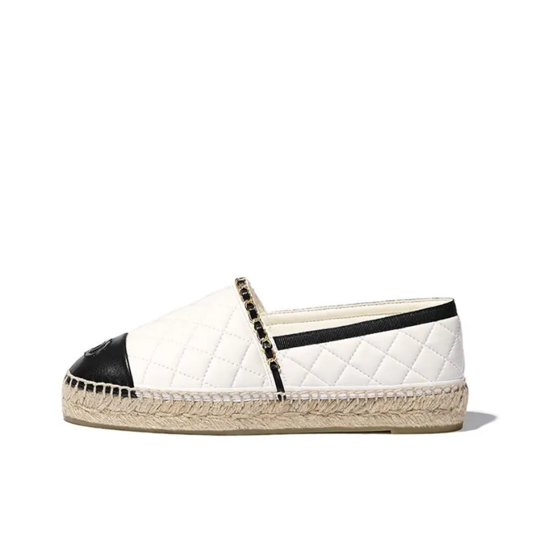 CHANEL Women's Casual Shoes Women's White Black-0