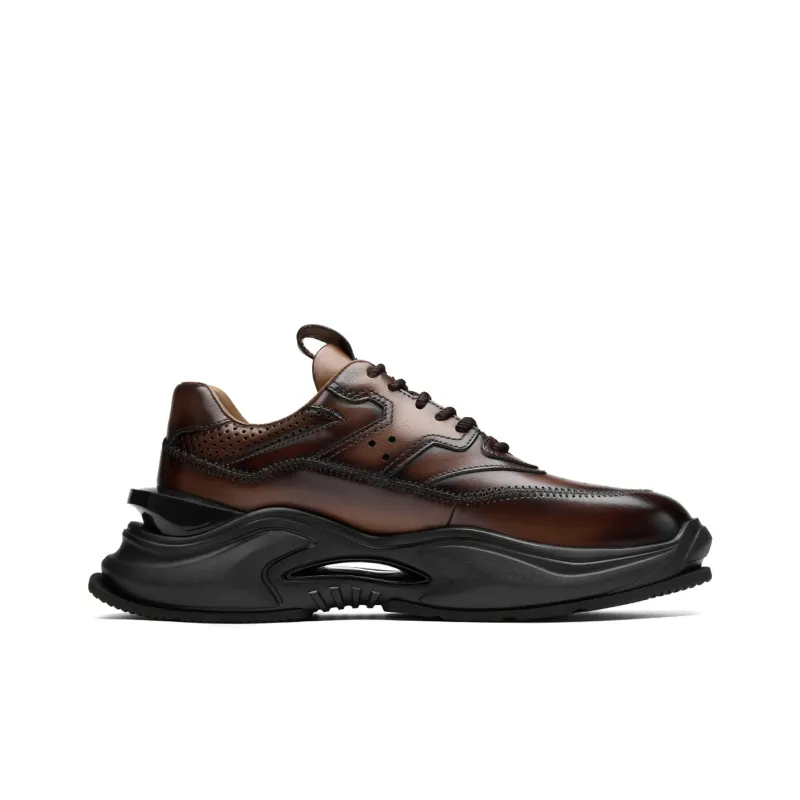 ROBERTA DI CAMERINO Low Top Chunky Sneakers Men's Yellow Brown-1