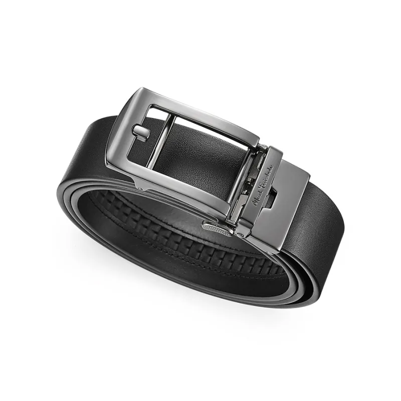 FAIRWHALE Automatic Buckle Genuine Leather Genuine Leather Belts Men's Width 3.5CM-3