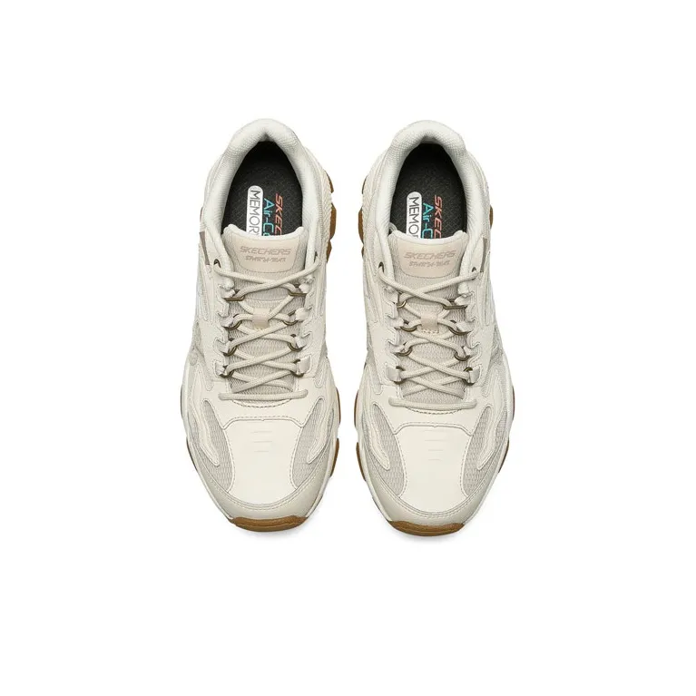 Skechers D Lites Outdoor Vntg Chunky Shoes White-3