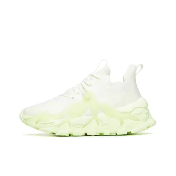 ANTA Chunky Sneakers Men Low Top White/Neon Green