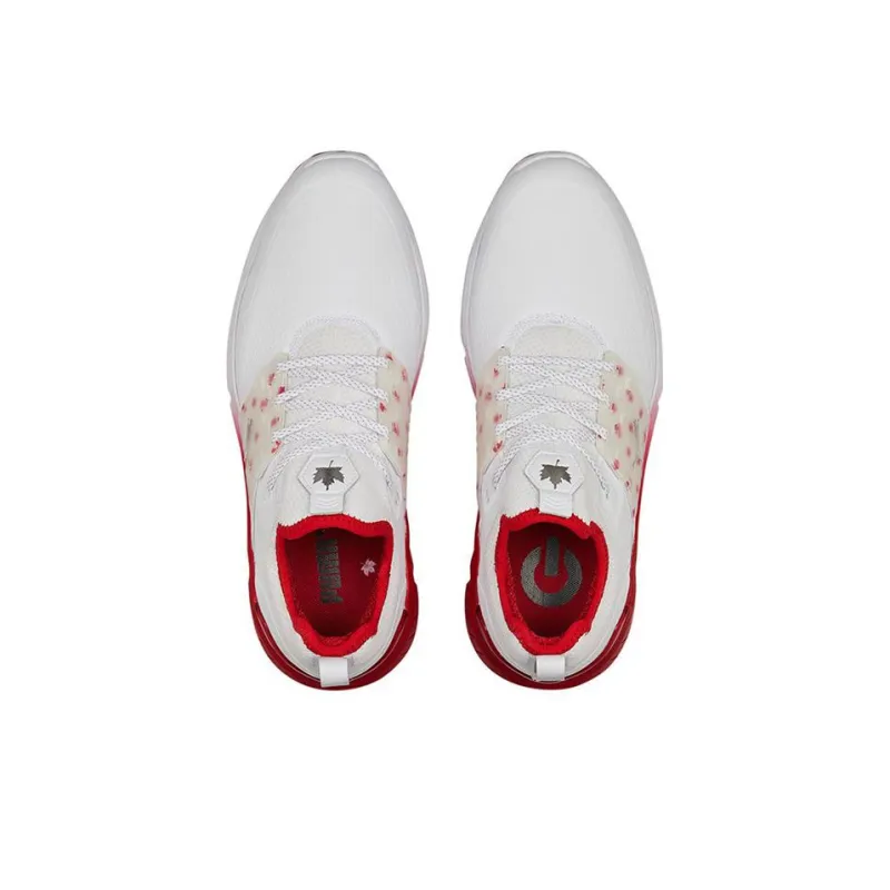 PUMA Ignite Articulate Maple Golf Shoes 'White Red'-2