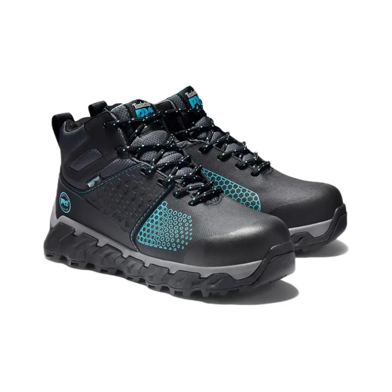 Timberland Field Trekker Ridgework Waterproof And Wear-resistant Ankle-Length Outdoor Boots Women's Black Green-2