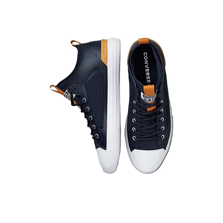 Converse Chuck Taylor All Star Ultra Anti-Slip And Wear-Resistant Breathable Mid-Top Canvas Shoes Unisex Blue Yellow-3