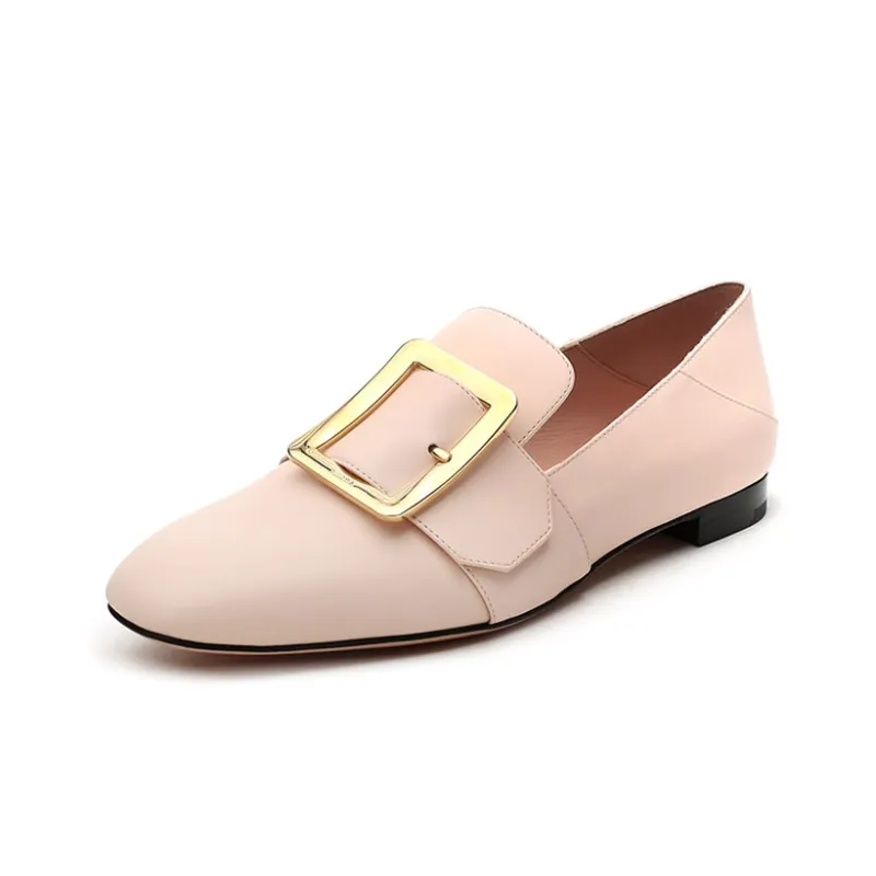 BALLY Casual Single Shoes Women's Pink-2
