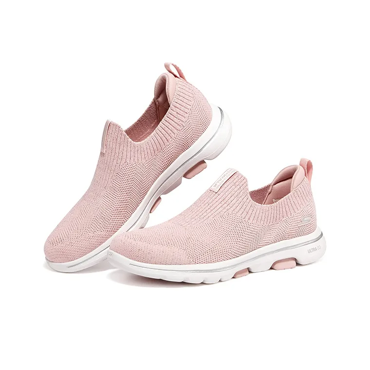 Skechers Go Walk 5 Women's Casual Shoes Women's Low Top Pink-3
